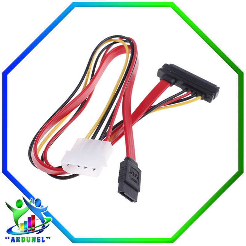 CABLE DUAL SATA A LP4