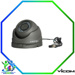 CAMARA DOMO METALICA NEGRA 720P