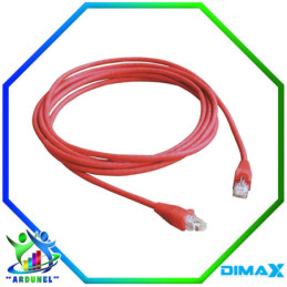 PATCH CORD COLOR ROJO 1.0 METRO CAT6