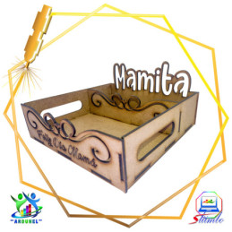BANDEJA DOBLE MAMITA