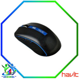 MOUSE INALAMBRICO NEGRO+AZUL