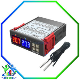 CONTROLADOR STC-3008 AC110V-220V DE TEMPERATURA DOBLE AJUSTABLE