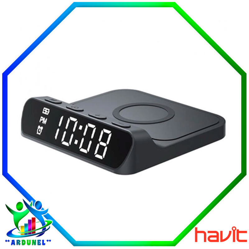 CARGADOR INALAMBRICO CON RELOJ