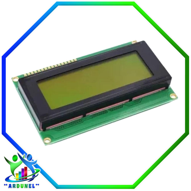 LCD 20X4 5V LUZ DE FONDO VERDE