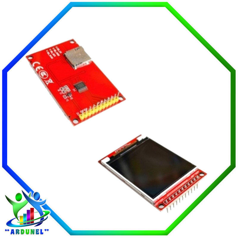 LCD TFT 2,4 PULGADAS 240X320 PIXEL ILI9341 SPI