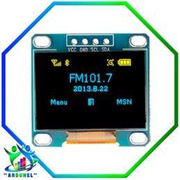 LCD OLED 0.96 PULGADAS I2C FONDO AZUL 4 PIN