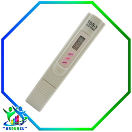 PROBADOR DE CALIDAD DEL AGUA TDS-3 RANGO 0-9990 PPM, SIN BATERÍA