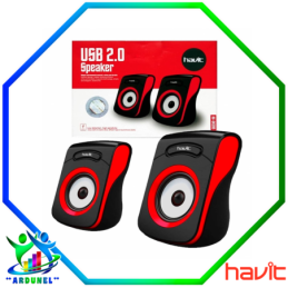 PARLANTES USB ROJO