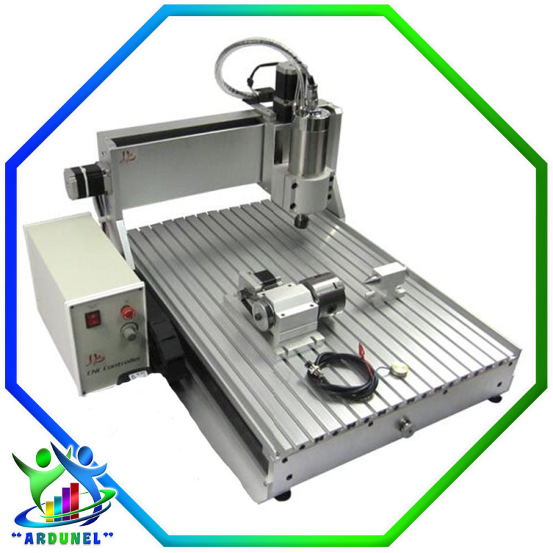 MAQUINA INDUSTRIAL CNC ROUTER 6040 1.5KW 4 EJES