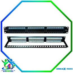 PATCH PANEL 24 PUERTOS CAT6 19"