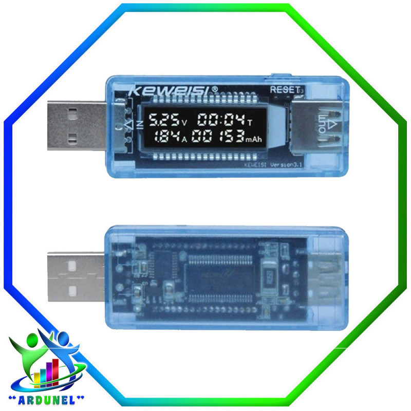 VOLTIMETRO AMPERIMETRO KWS-V20 USB MEDIDOR