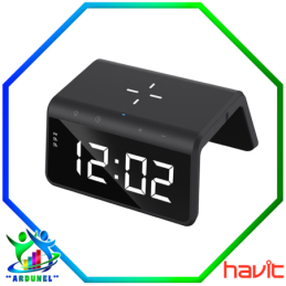 RELOJ CON ALARMA 6 EN 1 NEGRO