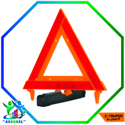 TRIANGULO DE SEGURIDAD DE 29 CM CON BASE PESADA