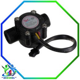 SENSOR FLUJO DE AGUA YF-S201G ½ PULG 1-30L/MIN