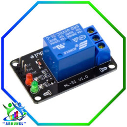 MODULO RELAY LED 1 CANAL 5V (ALTA CALIDAD)