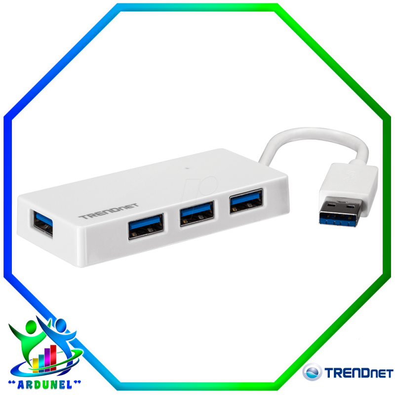 MINI HUB USB 3.0 DE 4 PUERTOS