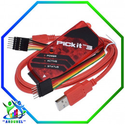 PICKIT 3 + CABLES + ZOCALO...