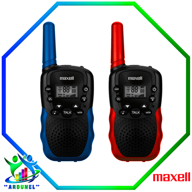 RADIO WALKIE TALKIE 2 VIAS AZUL/ROJO