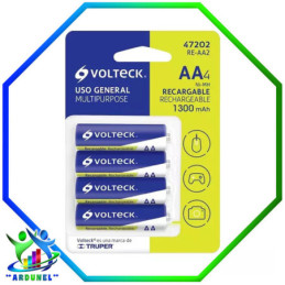 BATERIA RECARGABLE ALCALINA  AA BLISTER  (PACK 4 PILAS)