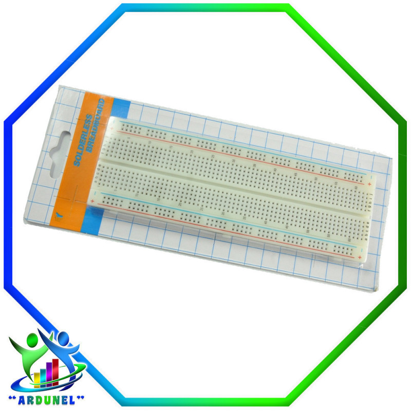 PROTOBOARD SOLDERLESS DE 830 PTS. ALTA CALIDAD