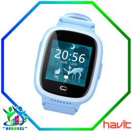 RELOJ AZUL CON GPS Y CAMARA