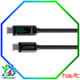 CABLE DE CARGA TIPO C A TIPO C DISPLAY