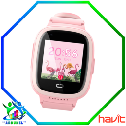 RELOJ ROSA CON GPS Y CAMARA