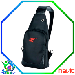 MOCHILA ESTILO MORRAL NEGRA GAMENOTE