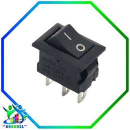 INTERRUPTOR KCD11 3A 250V ON/OFF 3 PIN