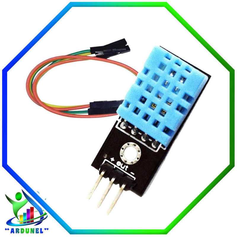 SENSOR DE TEMPERATURA Y HUMEDAD DHT11 CON CABLE