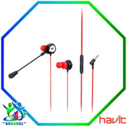 AURICULAR GAMER COLOR ROJO/NEGRO