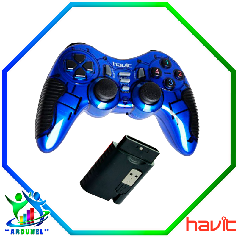 GAMEPAD INALAMBRICO AZUL 3 EN 1 2.4GHz