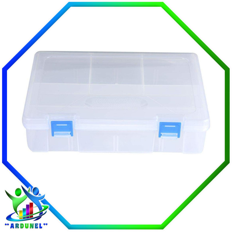 CAJA DE ALMACENAMIENTO DE DOS CAPAS 23,4*16,8*6,2CM