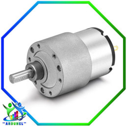 MOTOR REDUCTOR DC CON UN EJE 12V 22RPM