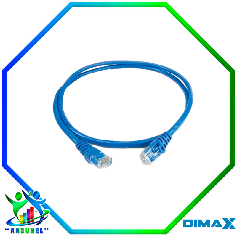 PATCH CORD CAT6* 0,5 METROS* COLOR AZUL*