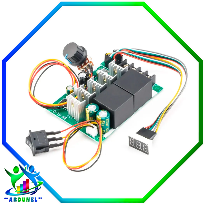 Controlador de motor DC PWM 300W 12V 24V 36V 40A