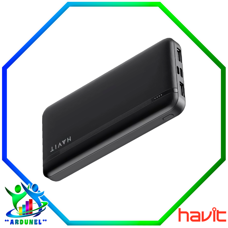 BATERIA PORTATIL 20.000mAh NEGRO