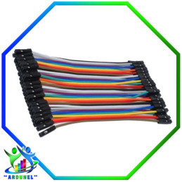 CABLES JUMPER HEMBRA-HEMBRA 10CM (ALTA CALIDAD)