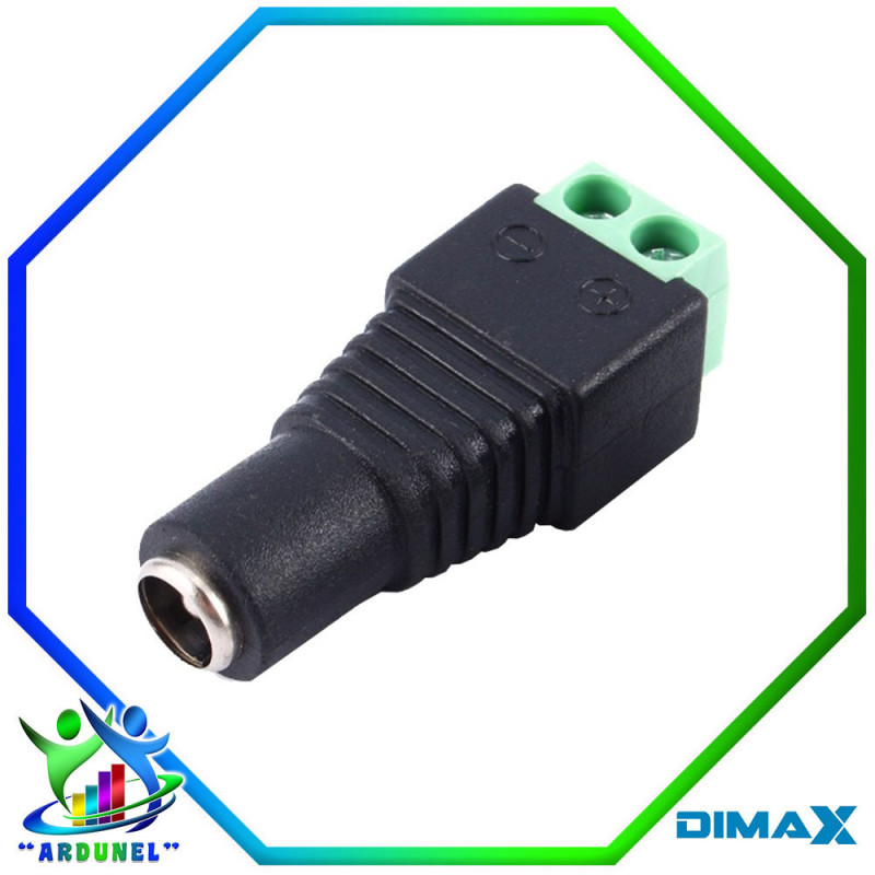 CONECTOR DC JACK HEMBRA 5,5X2,1MM (ALTA CALIDAD)