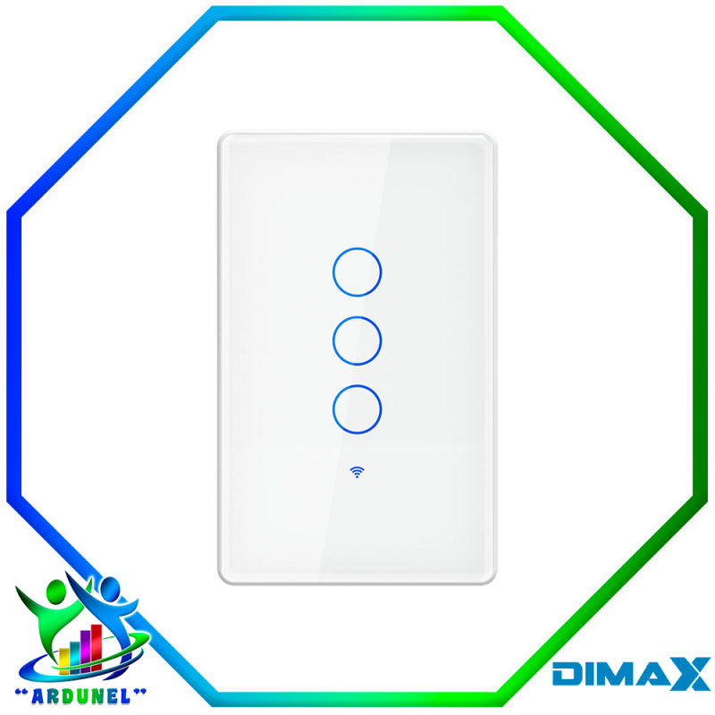 INTERRUPTOR ZIGBEE COLOR BLANCO - 3 GANG