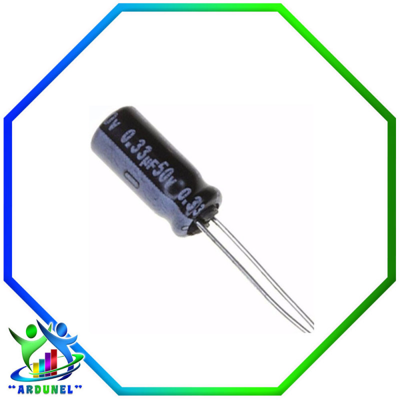 CONDENSADOR 0.33UF 50V ELECTROLITICO