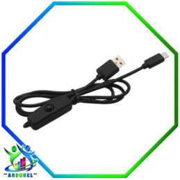 CABLE USB TIPO C ENCENDIDO/APAGADO 5V 3A