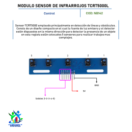 MODULO SENSOR DE INFRARROJOS TCRT5000L