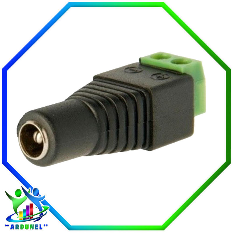 CONECTOR DC JACK HEMBRA 5,5X2,1MM