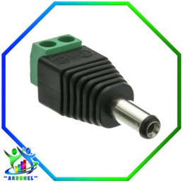 CONECTOR DC JACK MACHO 5,5X2,1MM