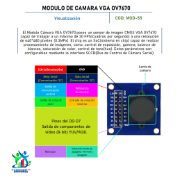 MÓDULO DE CÁMARA VGA OV7670