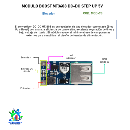 MODULO BOOST MT3608 DC-DC STEP UP 5V