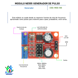 MODULO NE555 GENERADOR DE PULSO