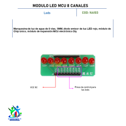 MODULO LED MCU 8 CANALES