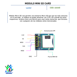 MODULO MINI SD CARD